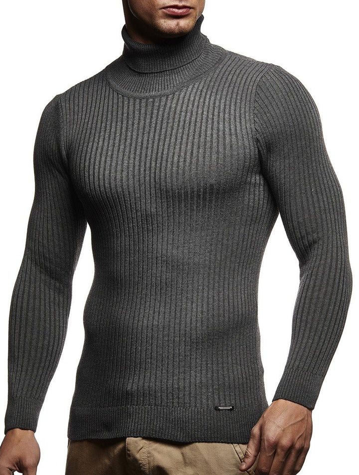 Leif Nelson Rollkragenpullover Herren Strickpullover - Cooler Männer Pullover Rollkragen - Dünner Mä