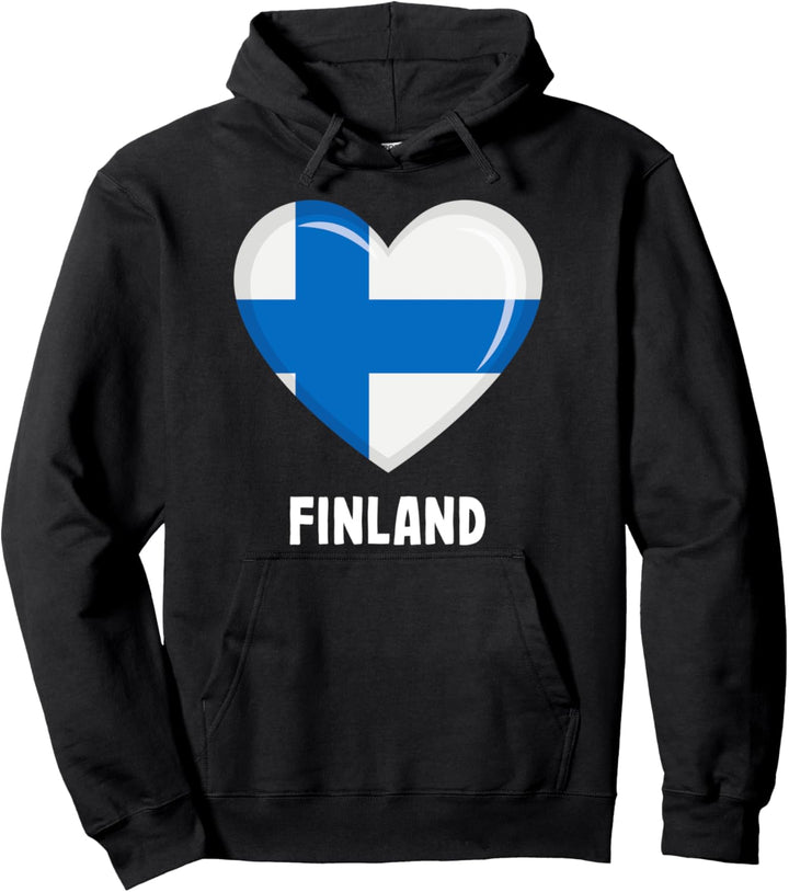 Finnland Flagge Hoodie | Finnisch Pullover Hoodie