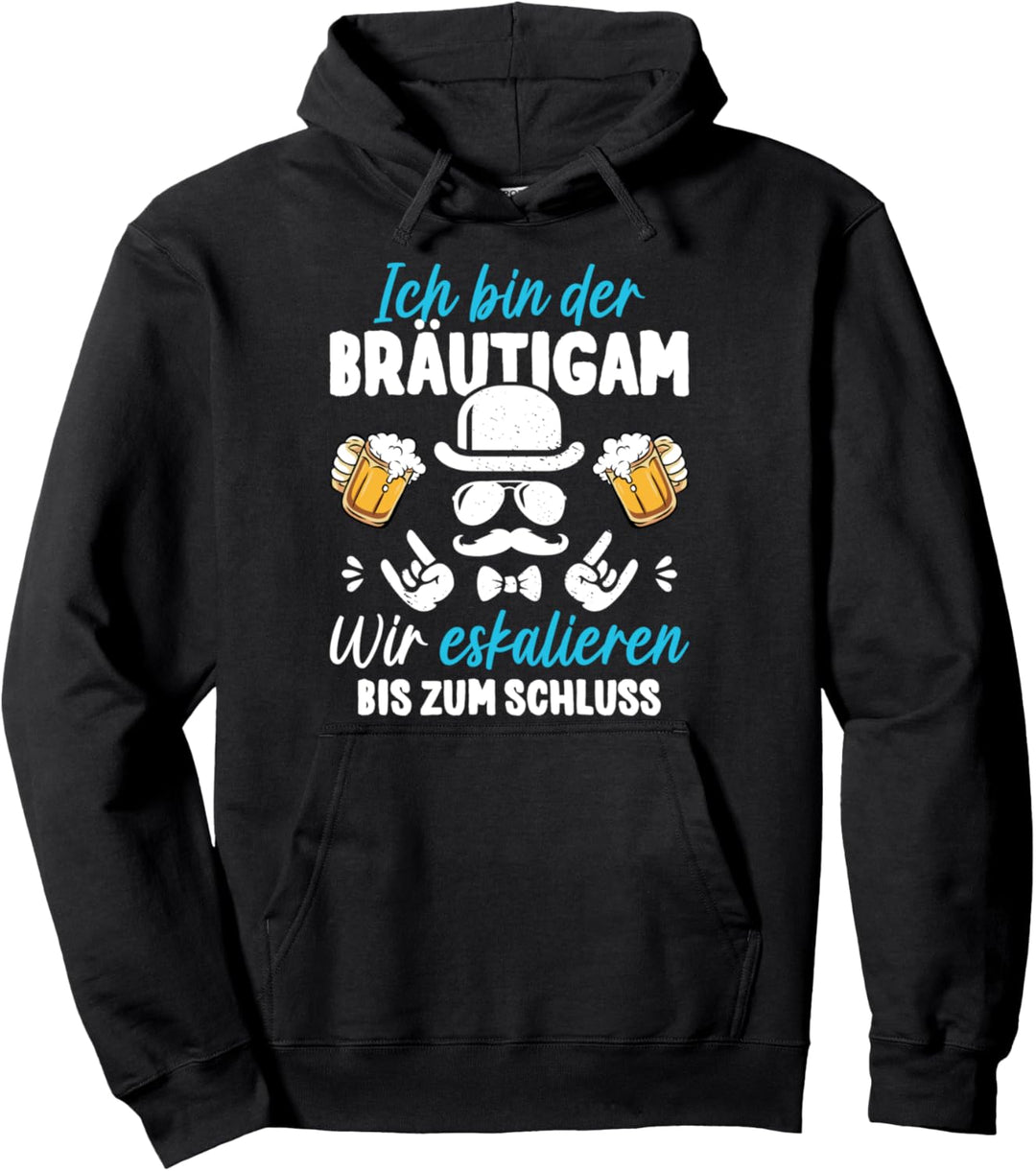 Männer JGA Bräutigam T-Shirt Outfit Junggesellenabschied Pullover Hoodie