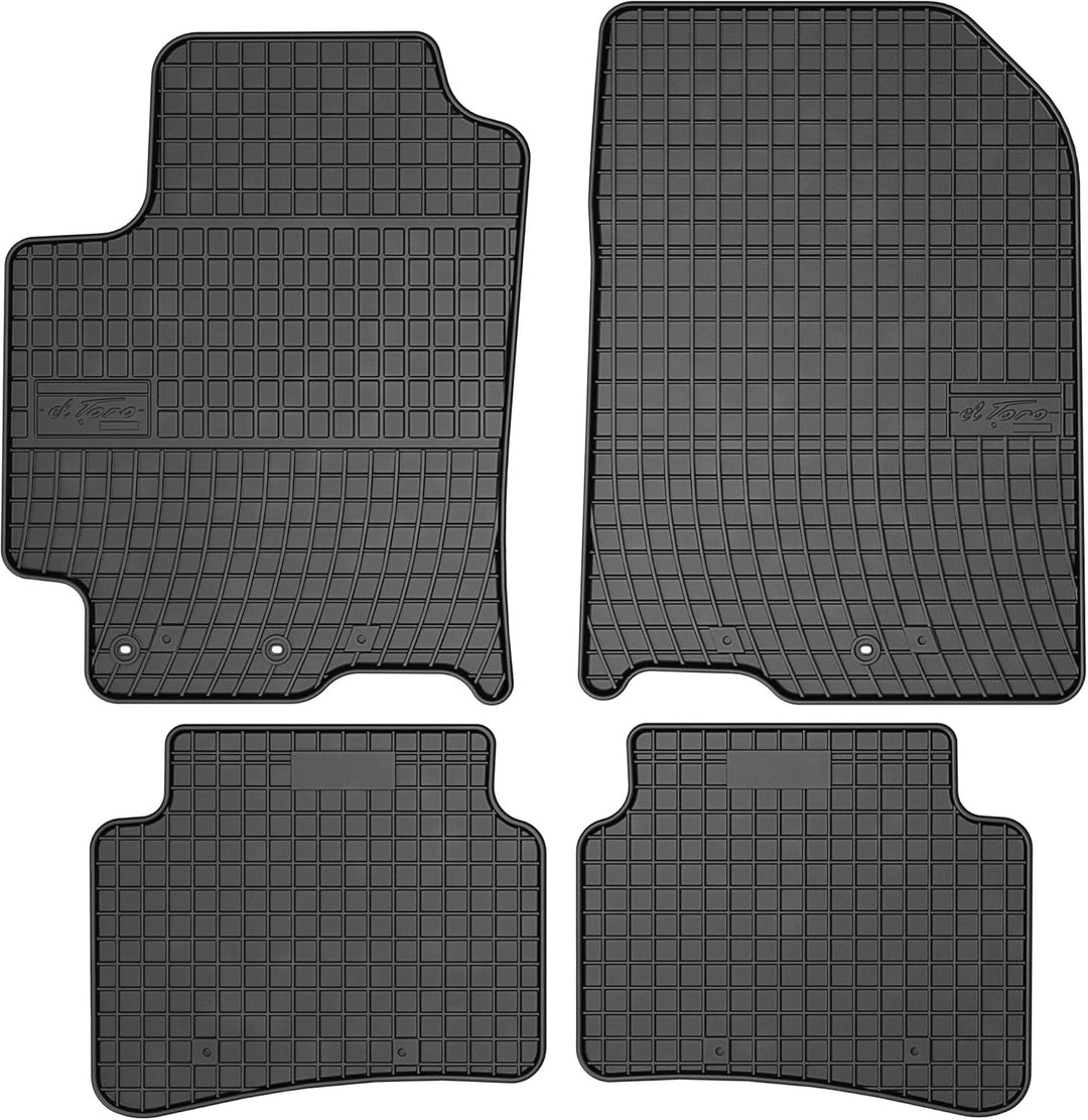 SMK Gummimatten Auto fussmatten Satz für Kia Rio IV 2016-2020 Erleben Sie einen neuen Standard des R