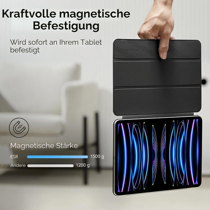 ESR für iPad Pro 11 Zoll Hülle 2022/2021/2020 (4./3./2. Generation), Starke Magnetbefestigung, Trifo
