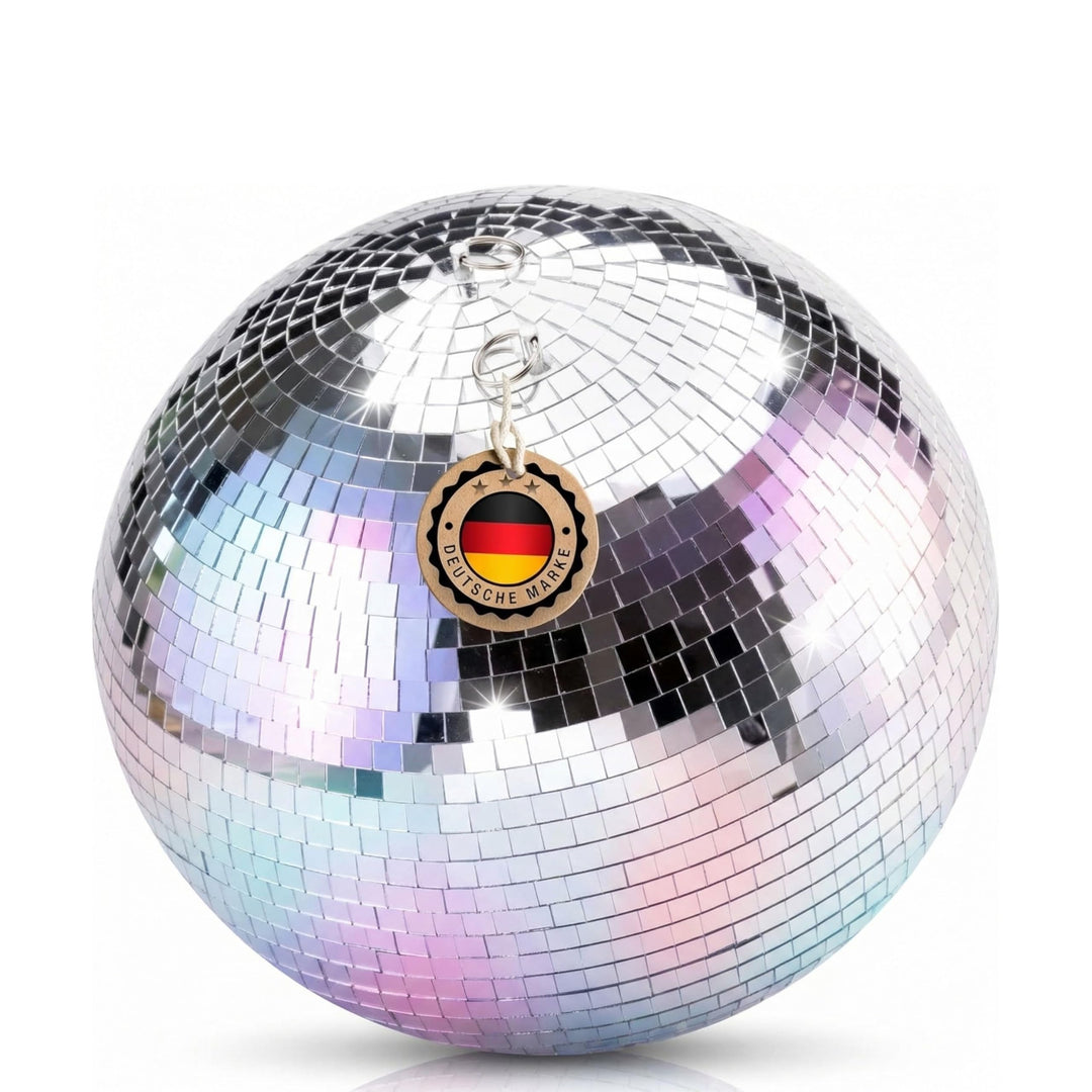 ETEC Spiegelkugel 20cm Mirrorball Disco Kugel Party Effekt DJ Club Lichteffekt