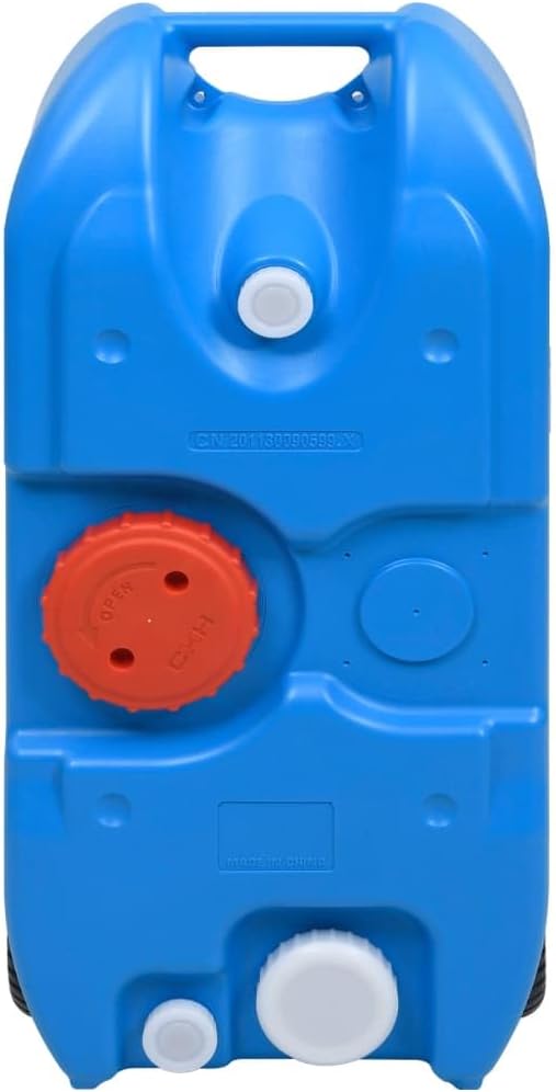 vidaXL Camping Wassertank mit Rollen Wohnwagen Wohnmobil Roll Tank Abwasser Behälter Frischwasser Wa