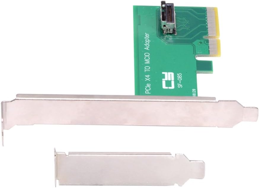 NFHK PCI-Express 5.0 4.0 4X auf MCIO Mini Cool Edge IO Female Host Adapter für PCIe Nvme U.2 SSD MCI