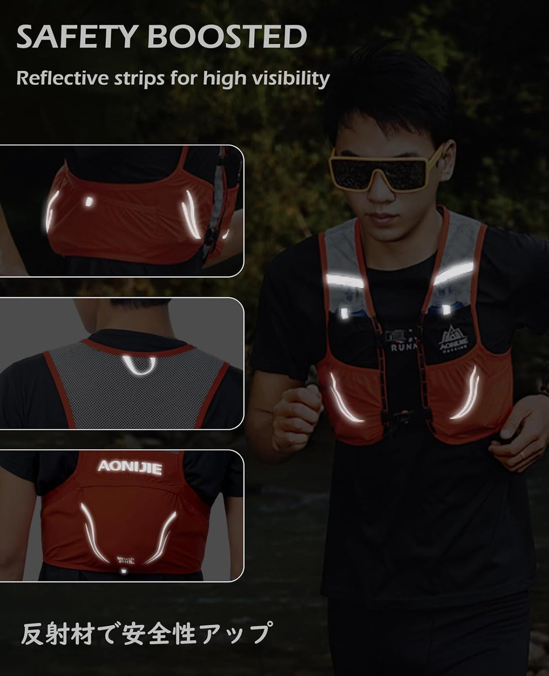 TRIWONDER 2.5L Ultraleicht Trinkrucksack, leichte Rucksackweste, Laufrucksack für Marathon, Bergläuf