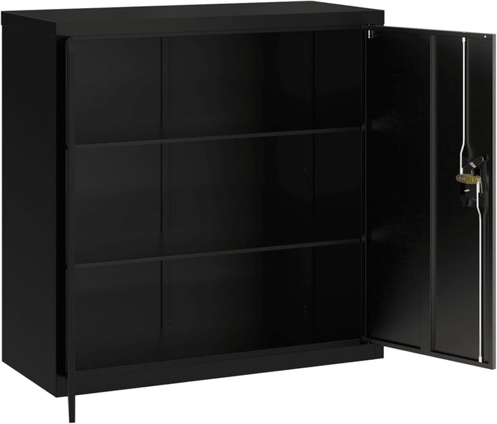 IKAYAA Aktenschrank Abschliessbar Büroschrank Metallschrank Stahlschrank Werkzeugschrank Metall Schr