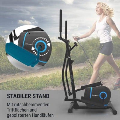 Klarfit Myon Cycle Heimtrainer Fahrrad - Ergometer Fahrrad mit 12 kg Schwungmasse, Hometrainer mit P