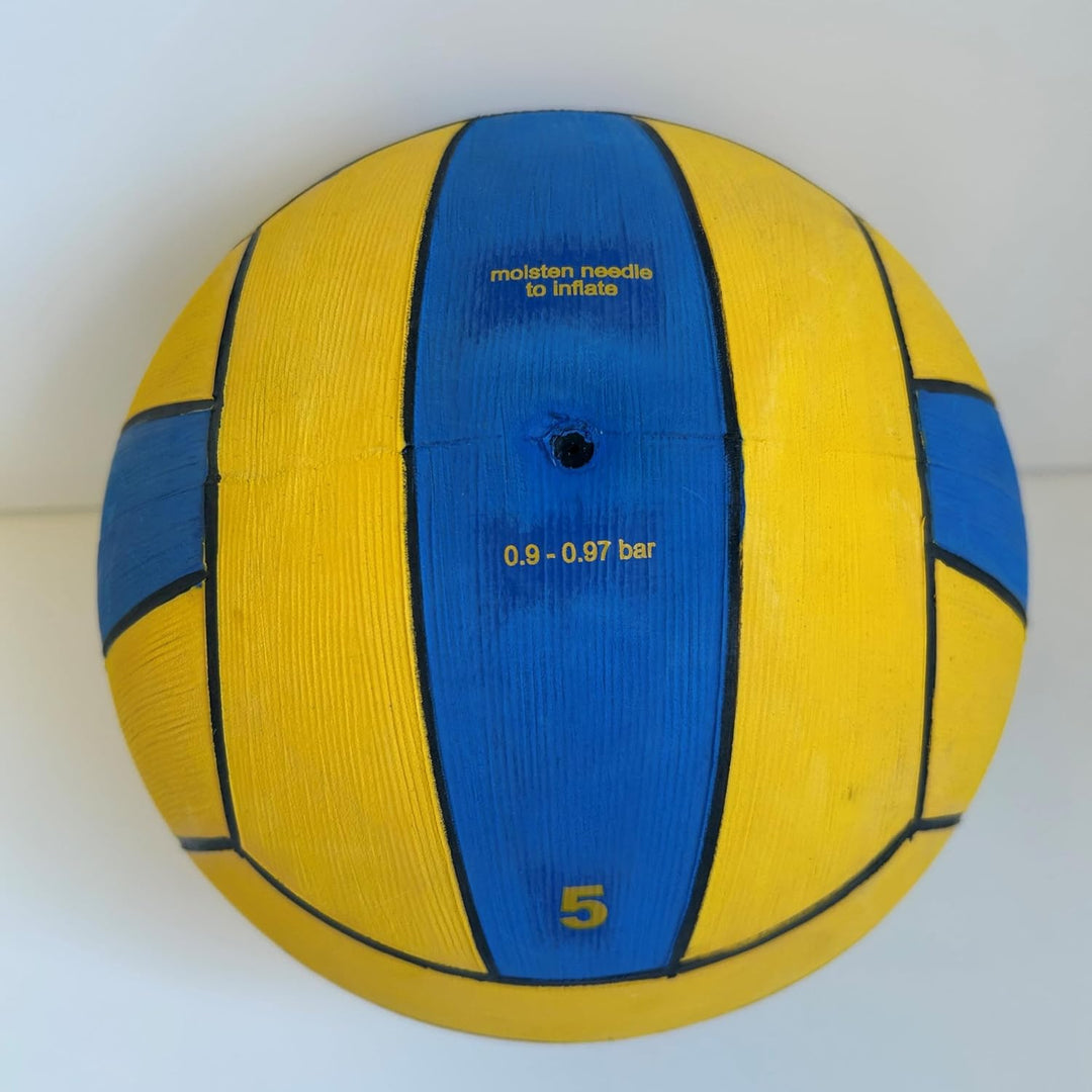 FTM Wasserpolo Ball Grösse 5 – Offizieller Wasserball mit extra Grip – Wettkampfqualität, 0.9–0.97 b