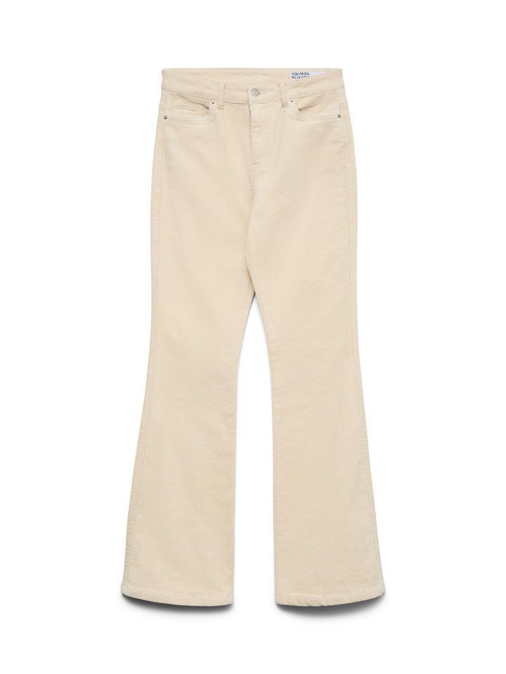 VERO MODA Female Hose VMSIGA Hohe Taille Cordhose L / 32L Birch, L / 32L Birch