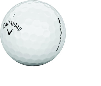 Callaway Golf Hex Soft Golfbälle 24 Golfbälle Weiss, 24 Golfbälle Weiss