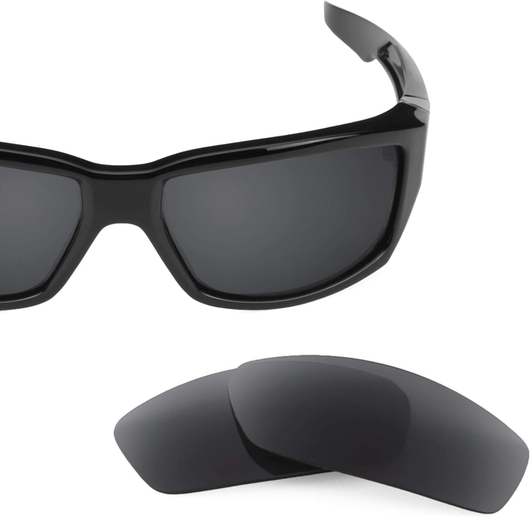 REVANT Ersatzgläser für Spy Optic Dirty Mo 59mm - Kompatibel mit für Spy Optic Dirty Mo 59mm Schwarz
