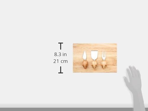 Kikkerland Käse-Set Mouse Cheese Board Maus, Maus