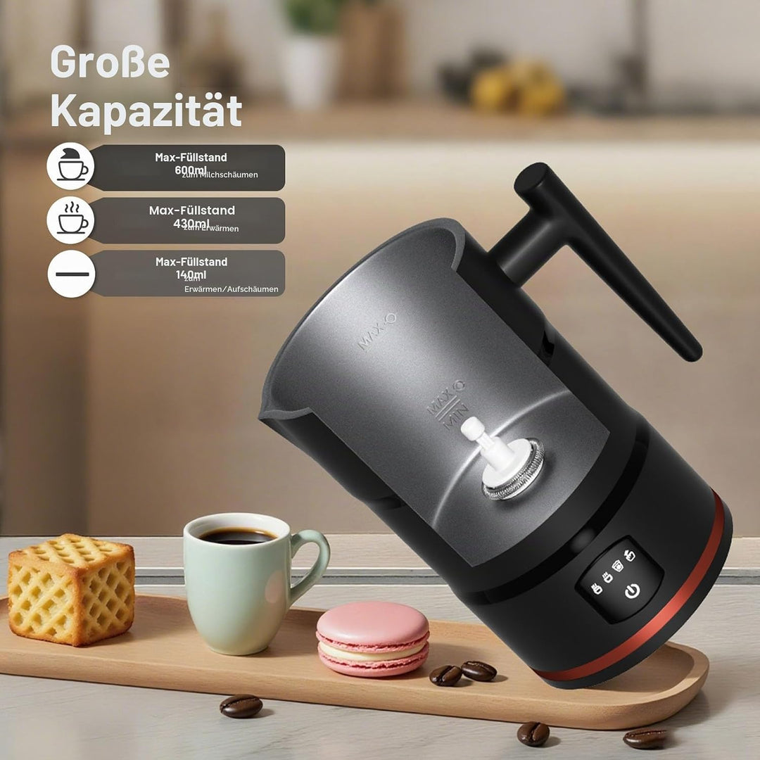 Milchaufschäumer, Milchaufschäumer Elektrisch, Kaffee-Aufschäumer, Milch-Dampfgarer, Heisse Schokola