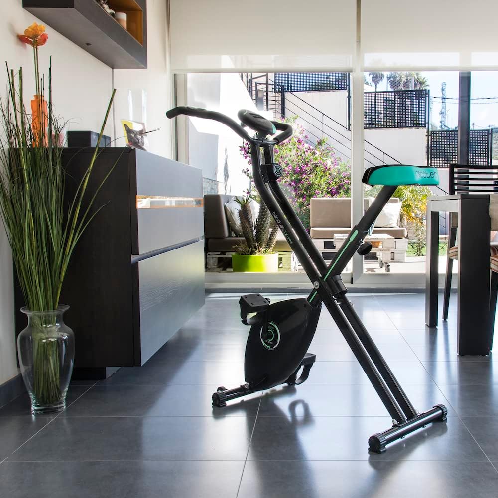 Cecotec Heimtrainer, zusammenklappbar, mit Rückenlehne mit Schwungrad X-Bike, X-Bike