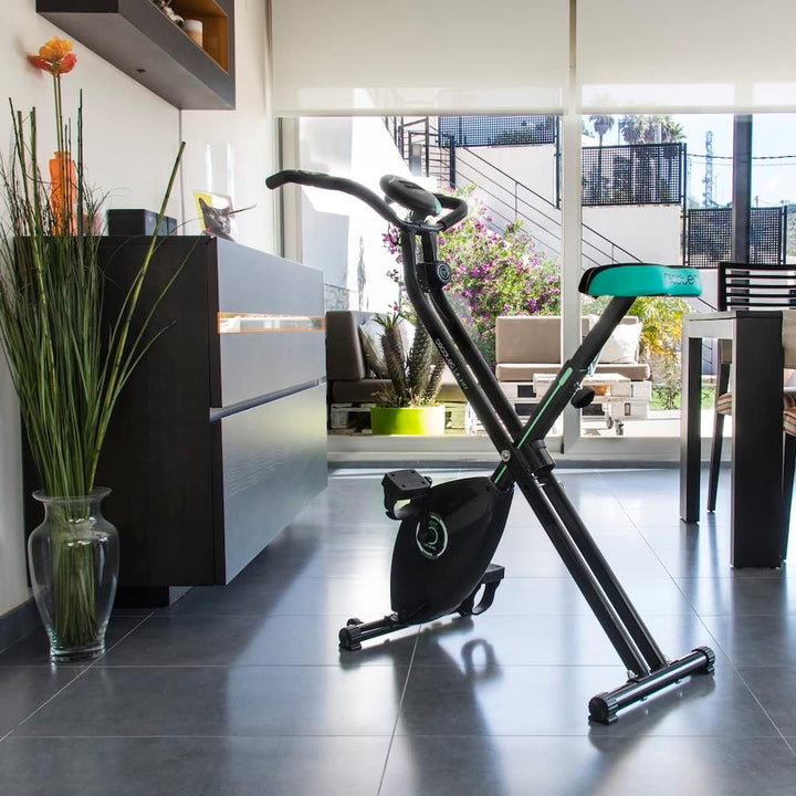 Cecotec Heimtrainer, zusammenklappbar, mit Rückenlehne mit Schwungrad X-Bike, X-Bike