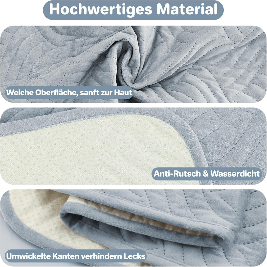 Haustier-Urinunterlage Waschbar Welpenunterlagen Matte für Hunde 2er Set Schnell Absorbierend Hausti