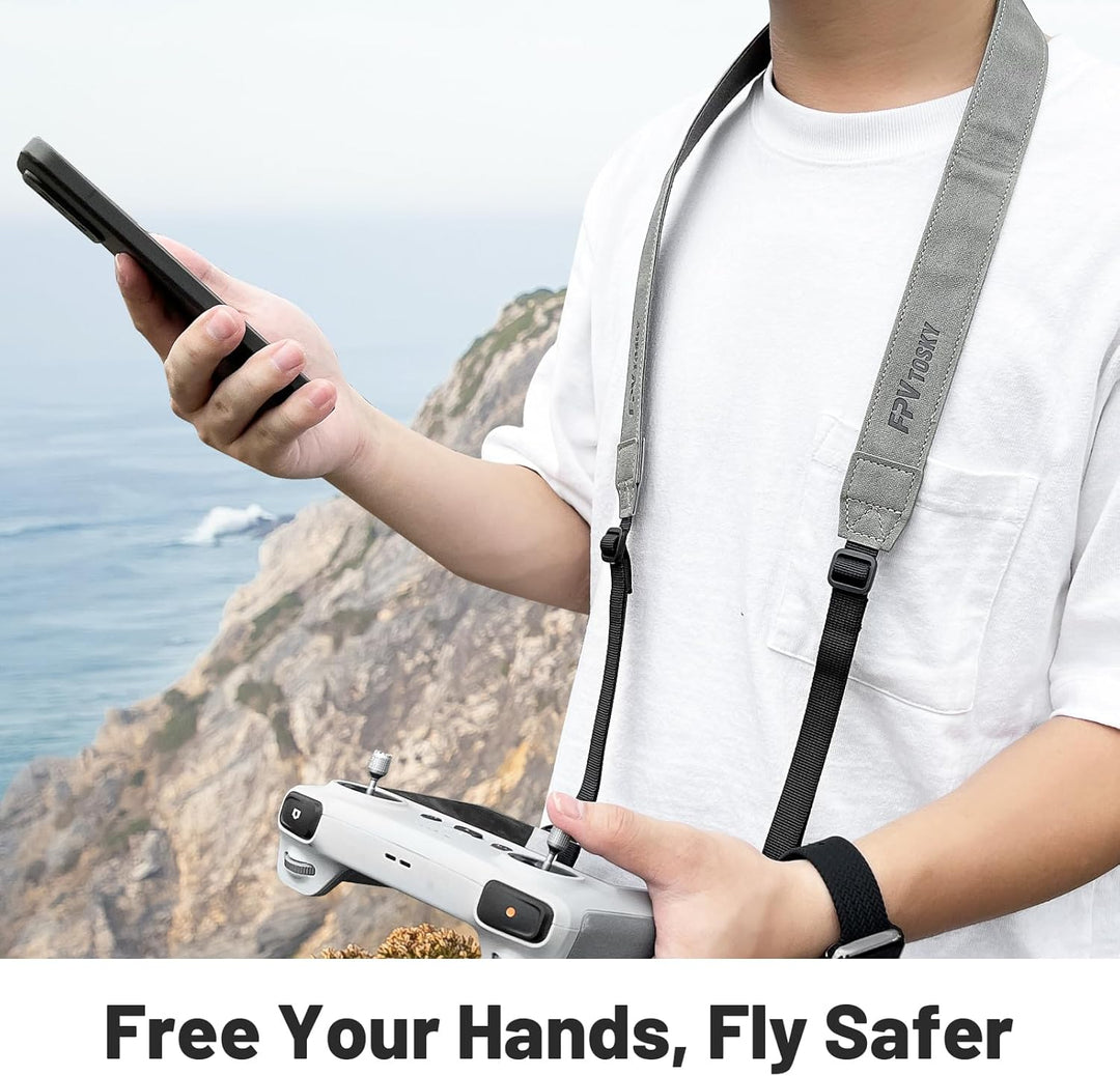 FPVtosky Gurt für DJI RC 2/RC Controller, Mini 5 pro /4 pro Umhängeband + 2 Steuerknüppel, Fernbedie