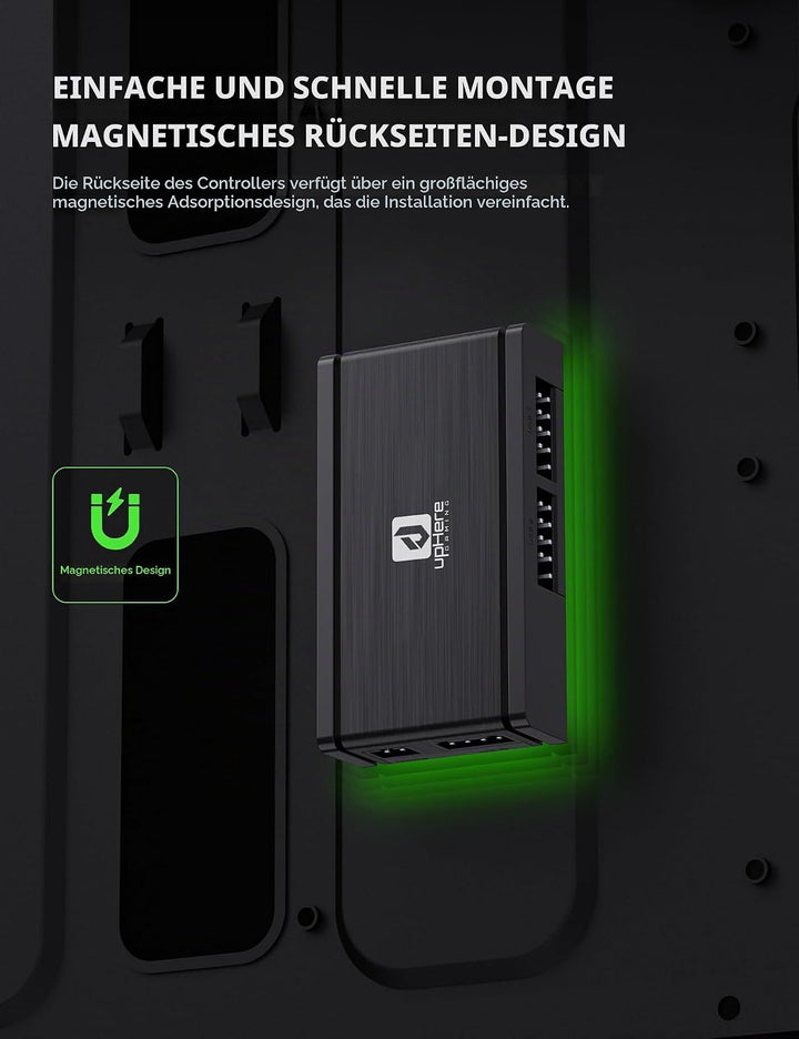 upHere USB 2.0 9-Pin Hub,1 zu 4 Mainboard Erweiterung,SATA Stromversorgung,Hochgeschwindigkeits-Date
