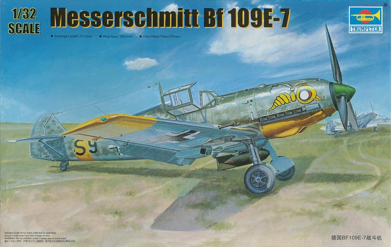 Trumpeter 2291 Modellbausatz Messerschmitt Bf 109E-7