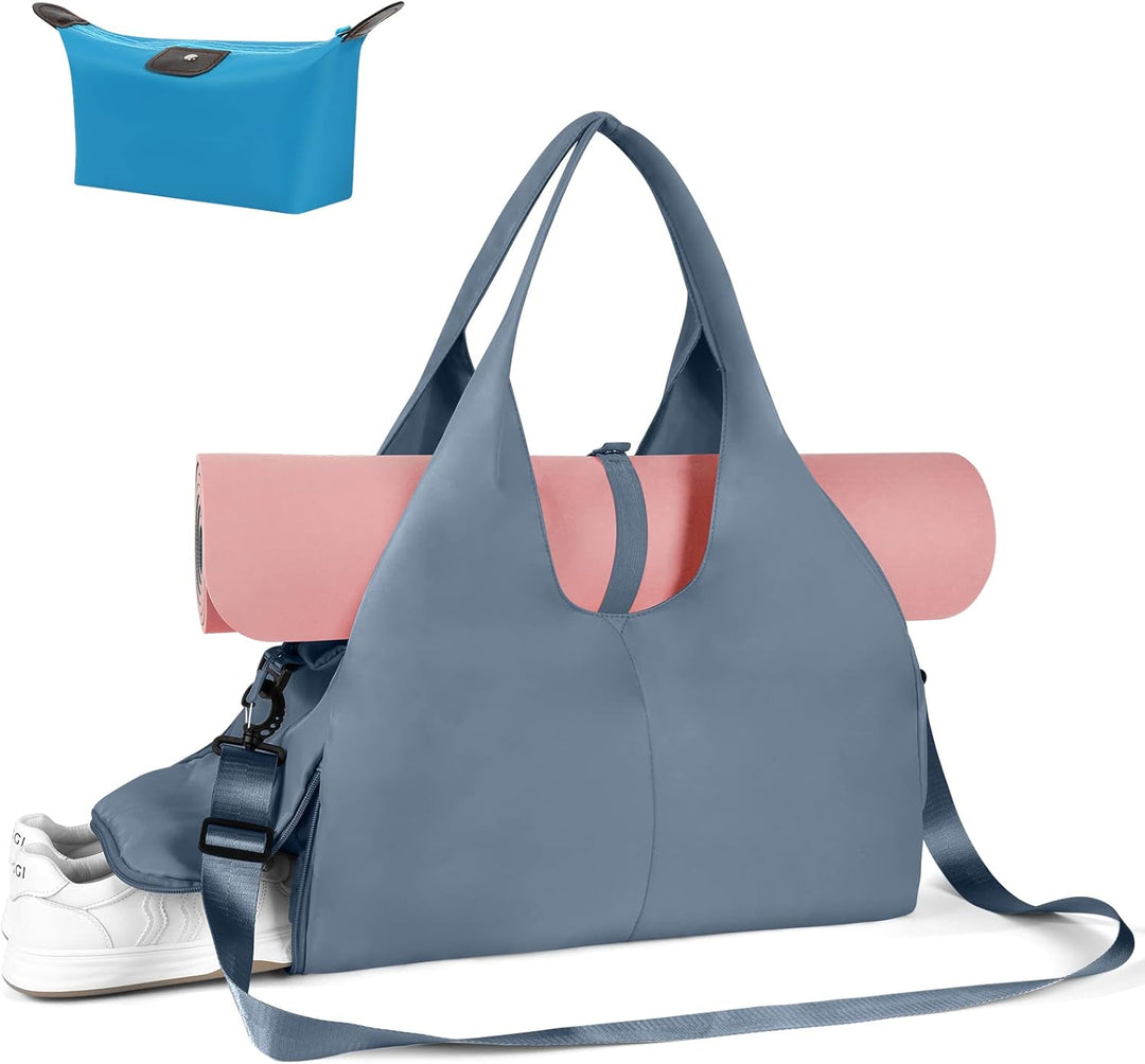 Sporttasche, Reisetasche mit Schuhfach & Nassfach, Gross Gym Tasche für Damen und Herren, wasserdich