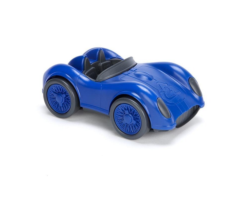 Green Toys 8671479 Rennwagen blau, Spielzeugauto, nachhaltiges Spielfahrzeug für Kinder ab 12 Monate