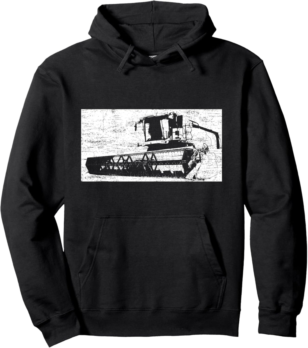Mähdrescher Getreide dreschen Landwirt Bauer Landwirtschaft Pullover Hoodie