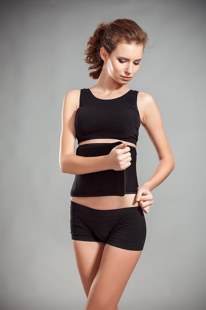 Hochwertige Rückenbandage/Rückenstütze LOREY-LU10004 aus Neopren Schwarz