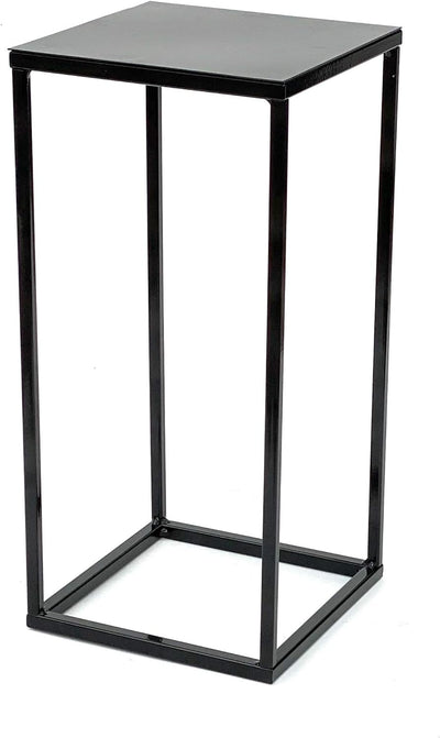 DanDiBo Blumenhocker Metall Schwarz Eckig Höhe 42,5 cm Blumenständer Beistelltisch 434 Blumensäule M