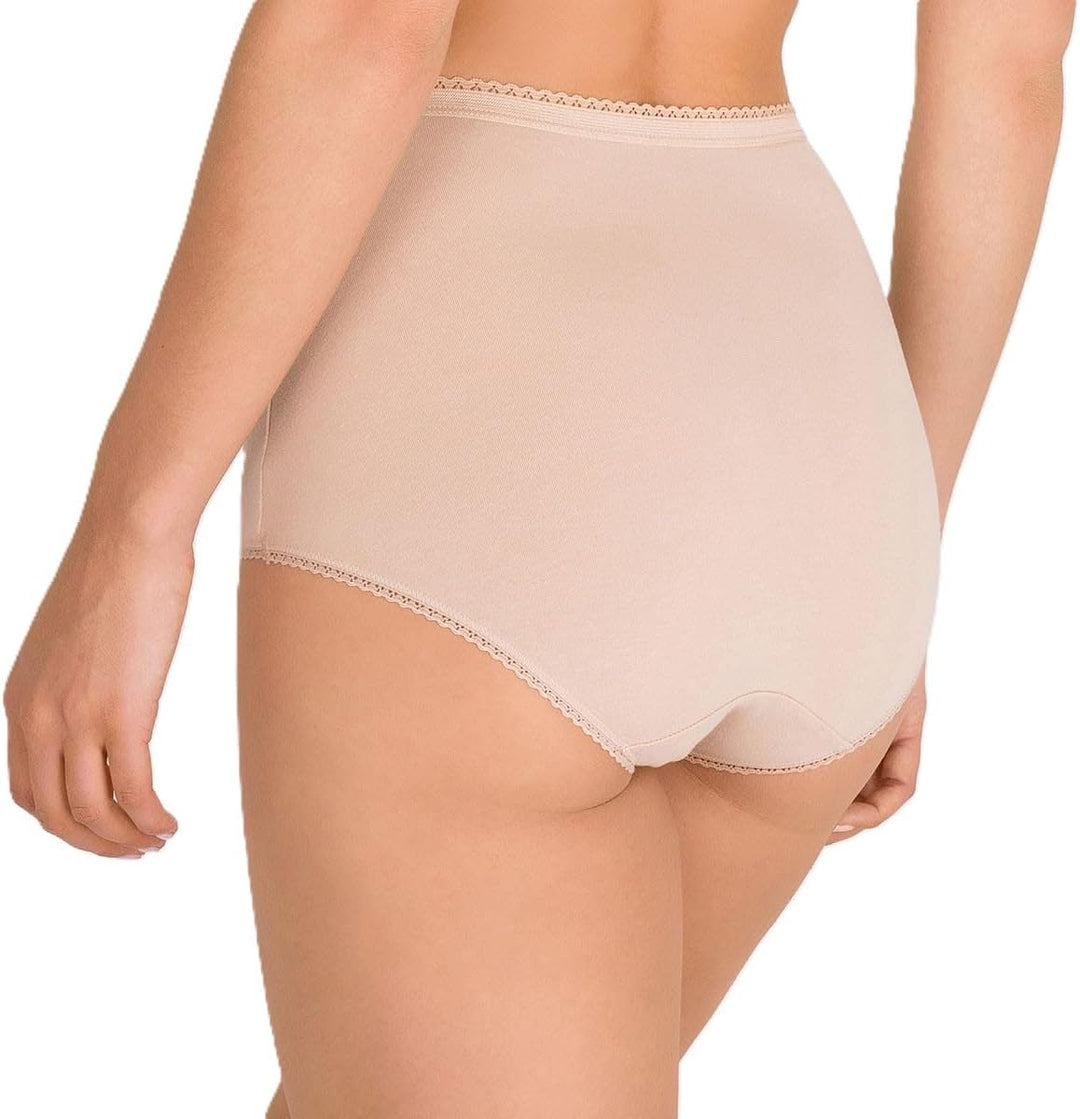 Playtex Damen Essential Cotton Maxi Brief X6 Slip (6er Pack),46, schwarz 56 Skin, 56 Skin