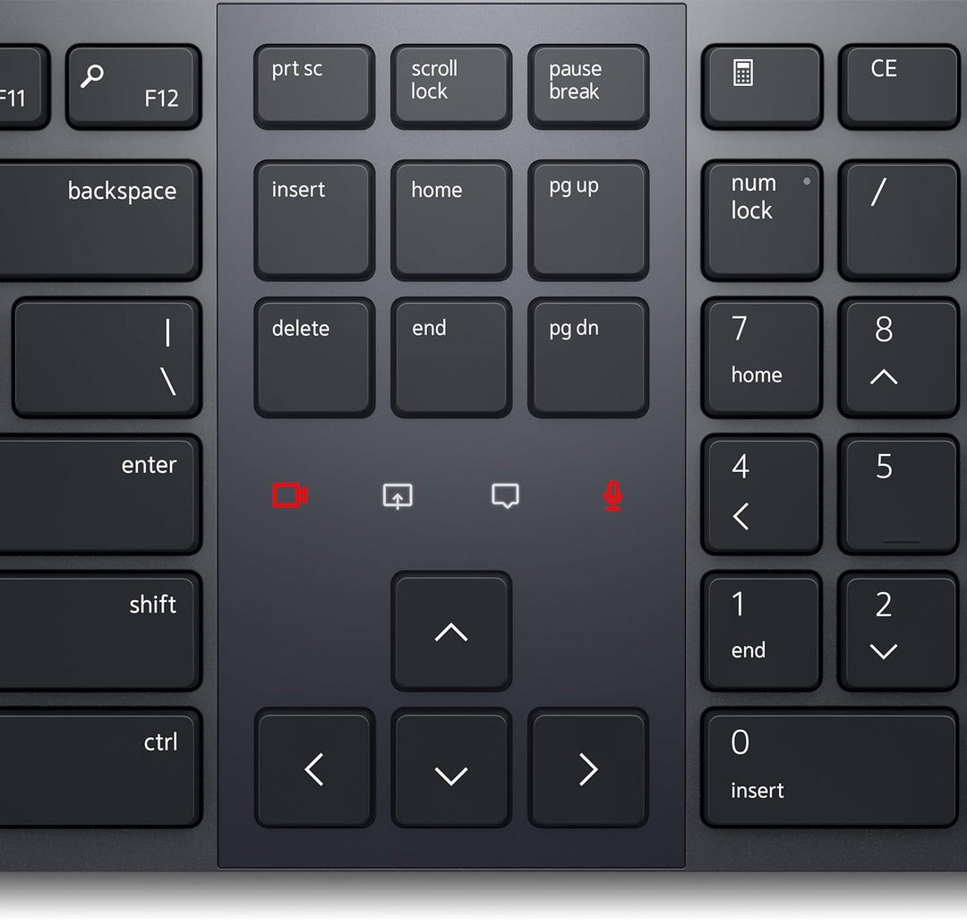 Dell Premier Collaboration Keyboard - KB900GR (deutsche Tastatur QWERTZ, kabellos, Bluethooth) schwa