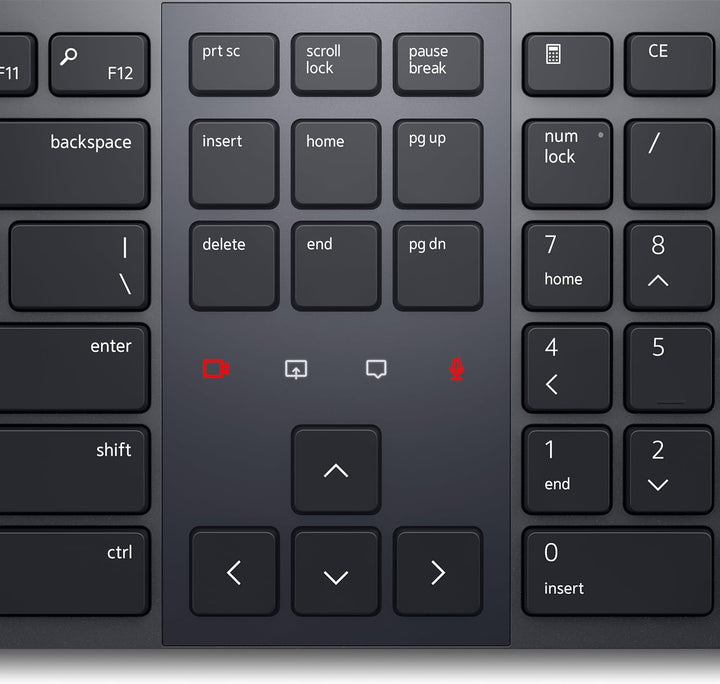Dell Premier Collaboration Keyboard - KB900GR (deutsche Tastatur QWERTZ, kabellos, Bluethooth) schwa
