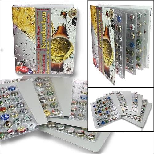 SAFE 7922 Sammelalbum Bierdeckelalbum für Bierdeckel DIN A4 + 20 x Ergänzungsblätter Hüllen für Bier