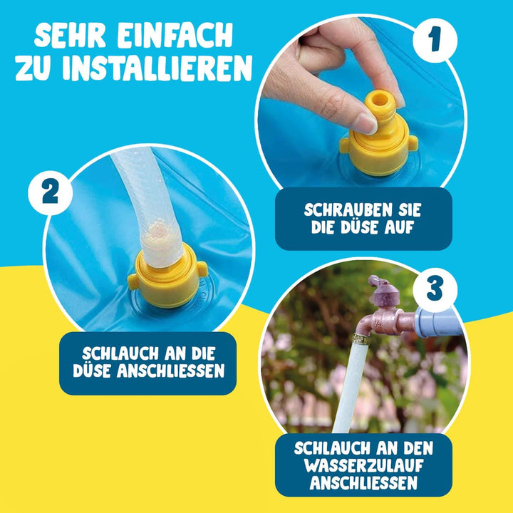 Super Splash® | Kinder Wasserspielgeräte | Pool mit Wasserdüsen | Kinder-Teppichspielzeug für drauss