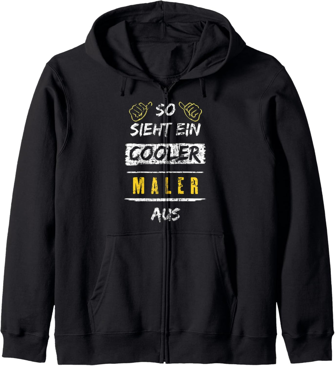 So Sieht Ein Cooler Maler Aus Arbeitsshirt Männer Kapuzenjacke
