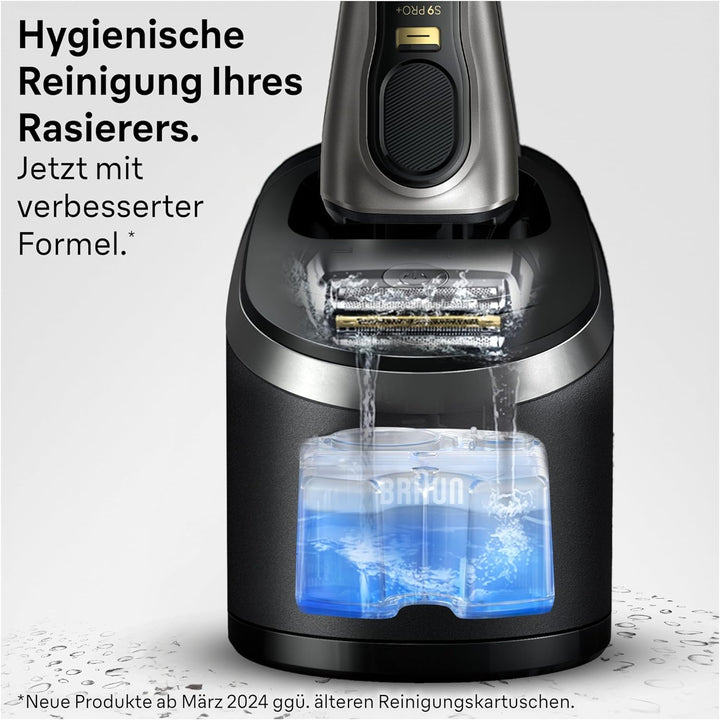 Braun 3-in-1 ShaverCare Reinigungskartuschen für Reinigungsstationen – ORIGINAL Kartuschen – Reinigt