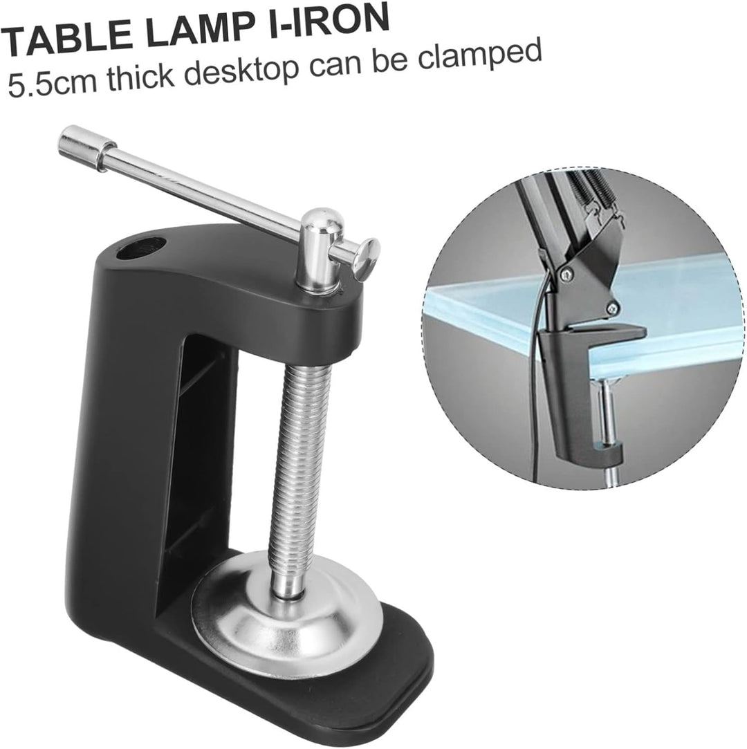 Kleine Tischklemme aus Metall für LED Röhren Schreibtischlampe Stabile und Zuverlässige C-klemme zur
