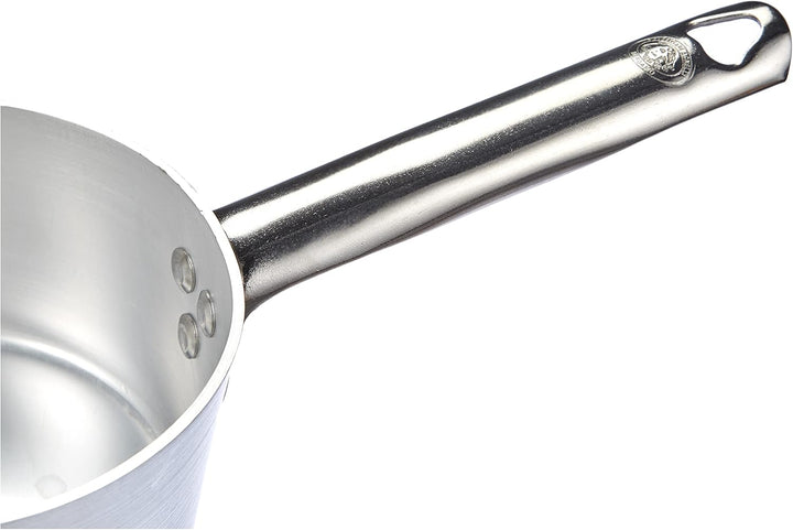 Pentole Agnelli ALMA10514 Professionelle Aluminiumpfannen 3 mm, hoher Auflauf mit Griff, 1,5 l 14 cm