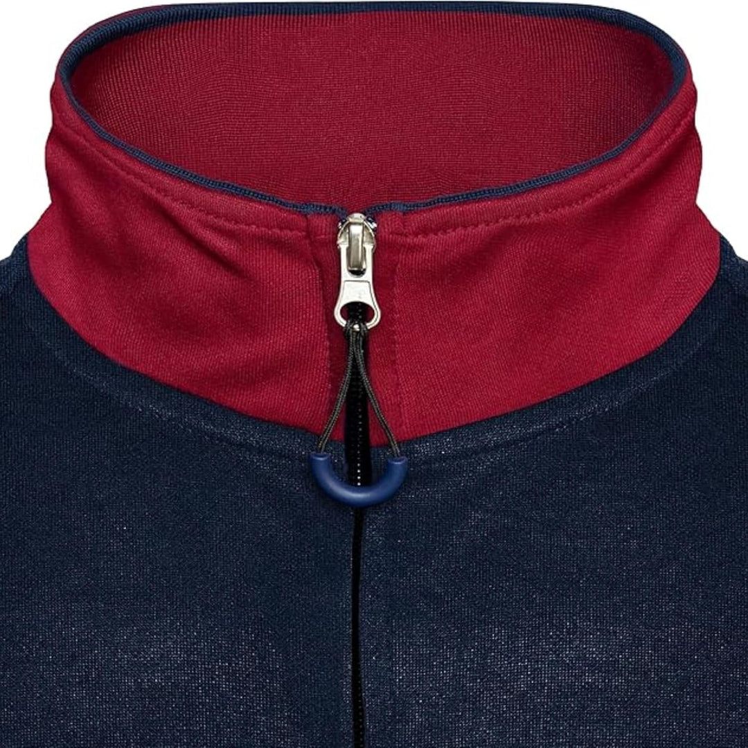 Icon Sports Herren Fc Barcelona Trainingsjacke mit durchgehendem Reissverschluss L Blau, L Blau