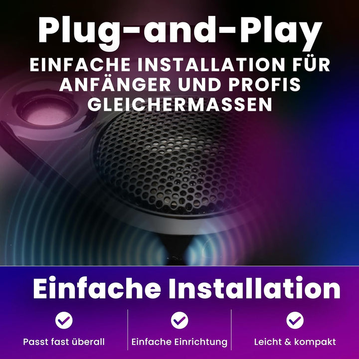 In Phase SXT1735 16.51 cm flach, für 17 cm, 3 Weg Coaxial System Peaker Neodym Magnet, SXT1735