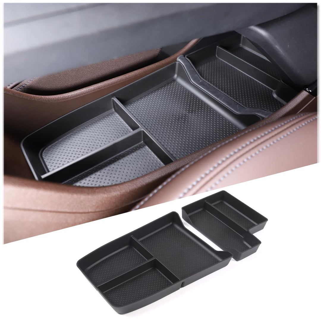 DIYUCAR Für B-M-W X1 U11 2023 2024 Untere Zentralsteuerungsbox, Mittelkonsole Armlehne Organizer Tab