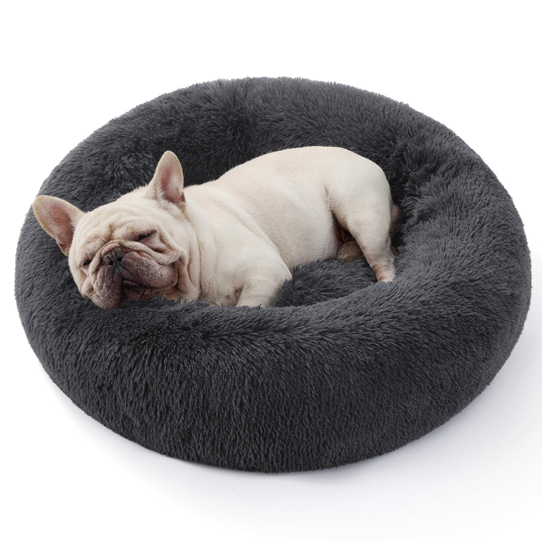 BEDSURE Katzenbett waschbar Flauschiges Hundebett - Ø 70 cm Katzenschlafplatz für Katzen und Hunde,