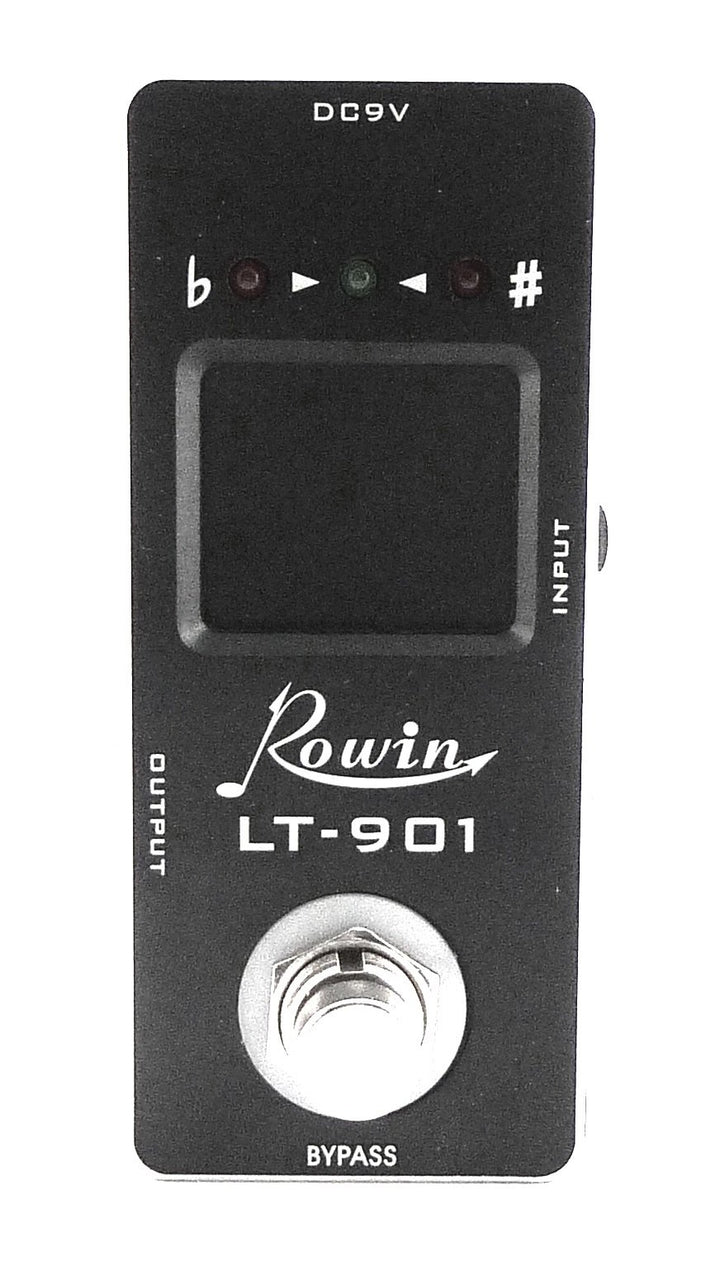 Stagg 22367 BX-TUNER Blaxx mini Gitarren-Fusspedal Tuner Pedal, Tuner Pedal
