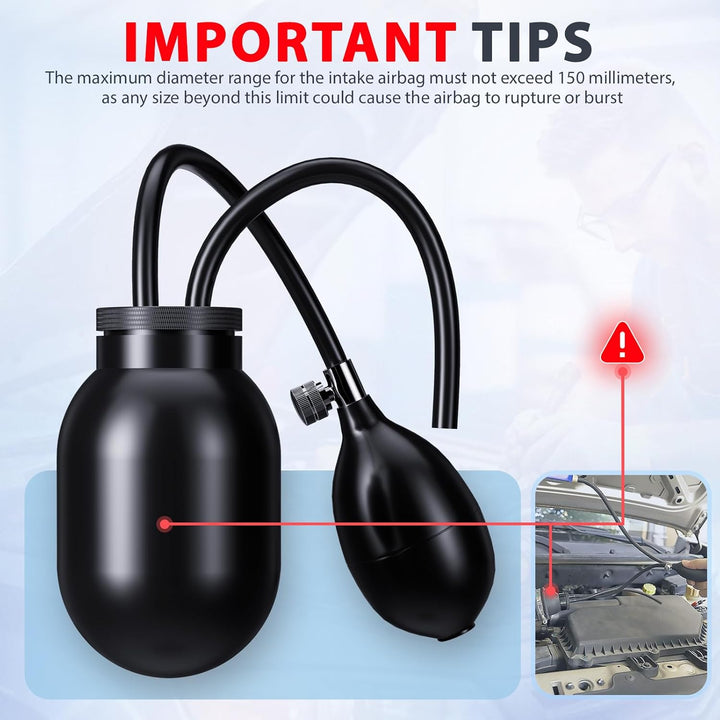 GODIAG Universal Easy Intake Adapter, Automotive Smoke Machine Bladder für Intake Smoke Tester EVAP