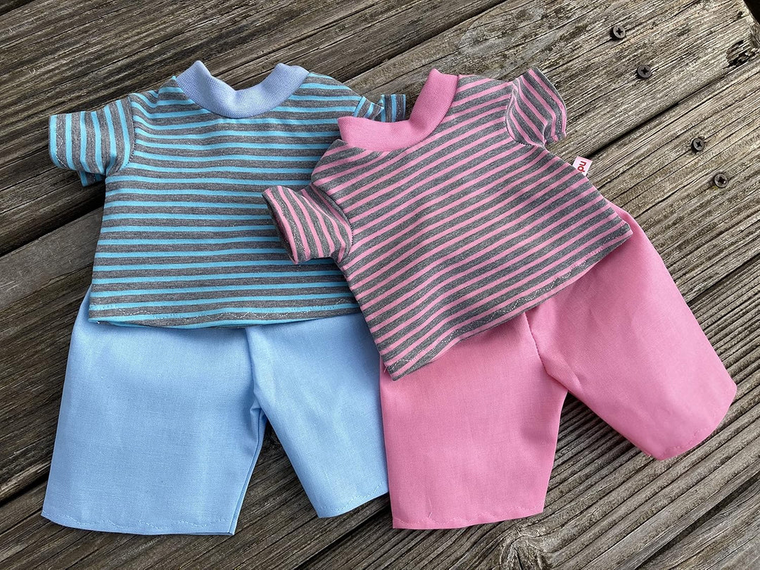 Kleidung handmade Shirt + Hose für Bären Teddy Gr. 22 cm/oder 35 cm Bekleidung Puppenkleidung
