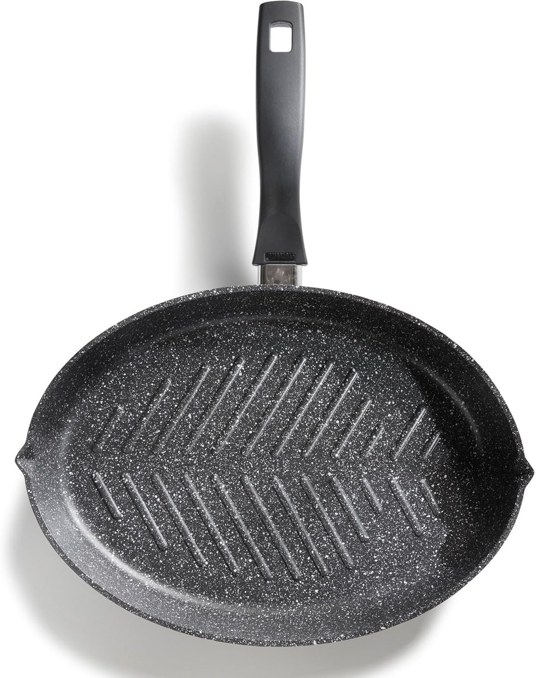 Stoneline XXL Fischpfanne, Schnitzelpfanne, 35,2 x 24,3 cm, mit Deckel, Induktion, Aluguss, Antihaft