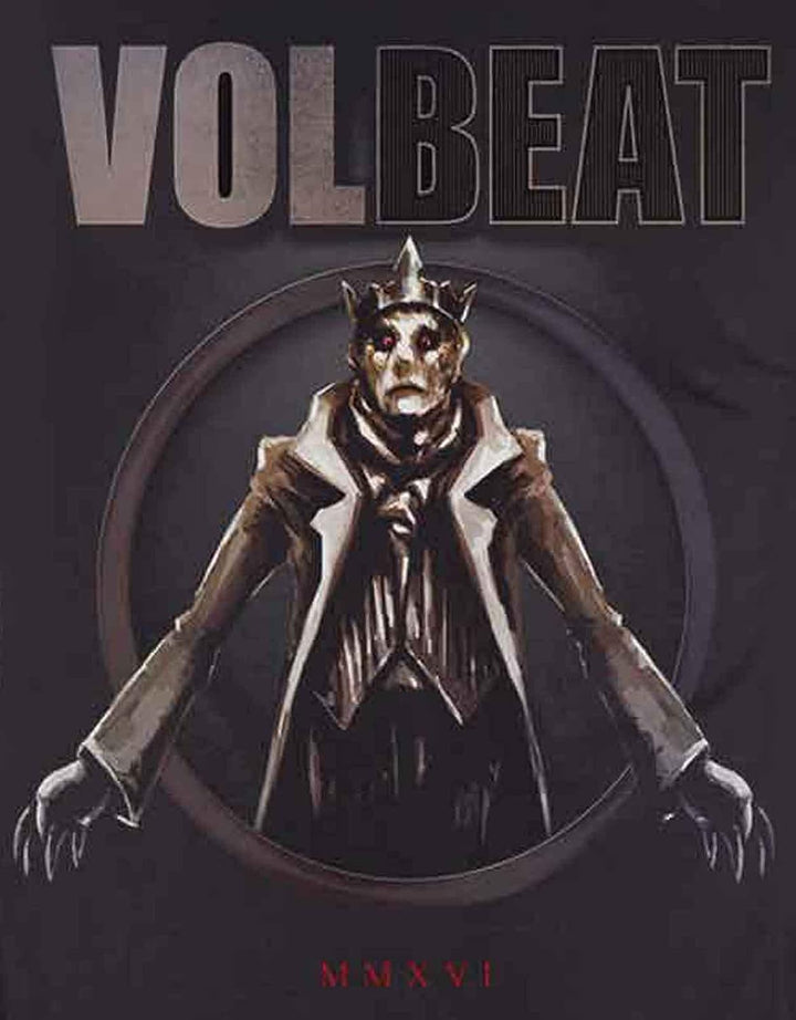 Volbeat T Shirt King of The Beast Band Logo Nue offiziell Herren Schwarz M