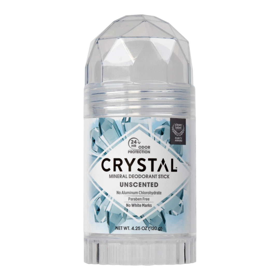 Crystal, Körper-Deodorant, Stick, ohne Duft, 125 ml Original 125 ml (1er Pack), Original 125 ml (1er