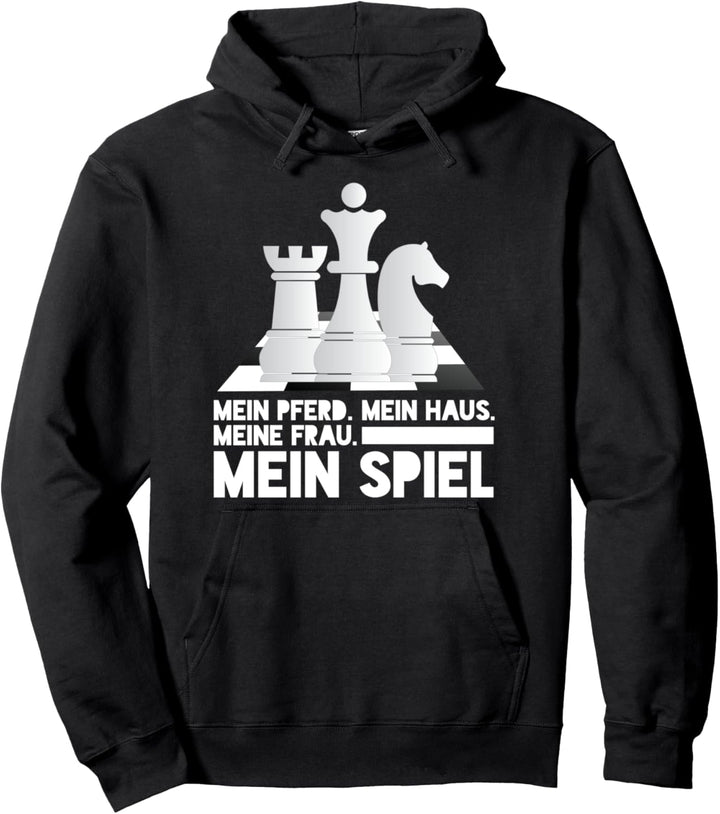 Schachspieler Schachfigur Schachbrett - Schach Pullover Hoodie