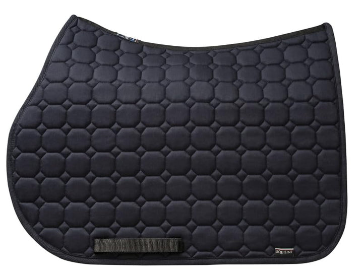 Equiline Schabracke Octagon, Baumwollschabracke Form Vielseitigkeit Braun Dressur