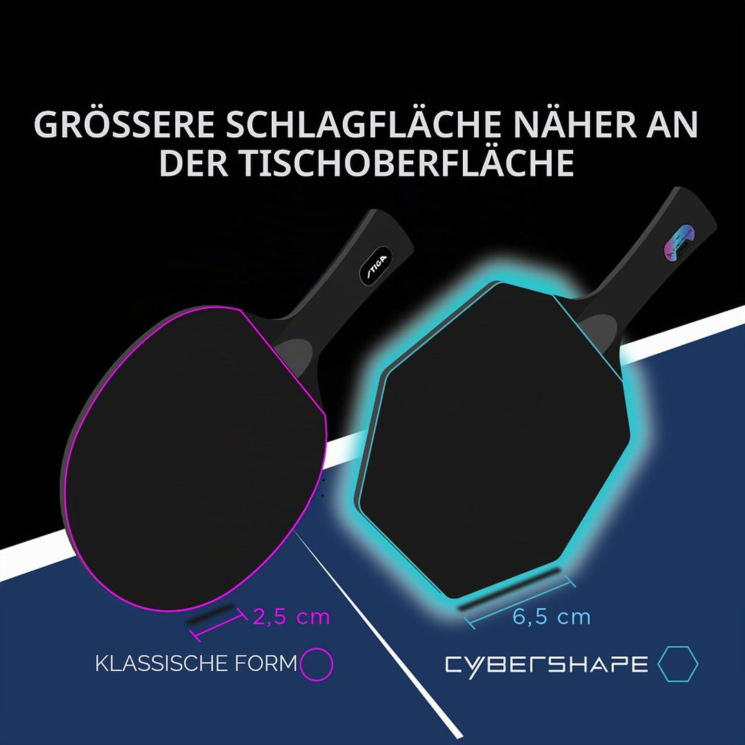 Stiga Tischtennisholz Cybershape Carbon CWT Truls Edition Master Konkav, Master Konkav